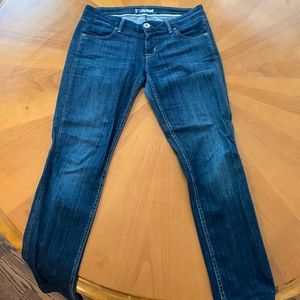 Hudson low rise skinny Jean dark denim